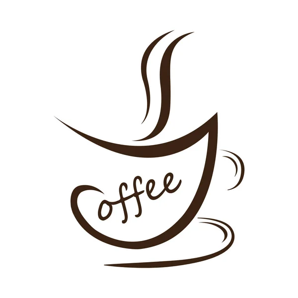 Ilustración Stock Iconos Café — Vector de stock