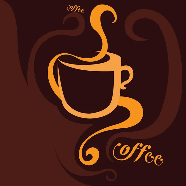 Kaffe Ikoner Stock Illustration — Stock vektor