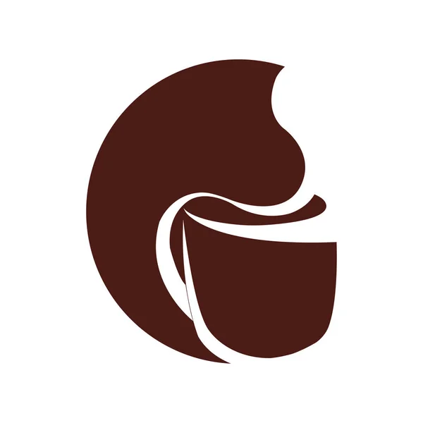 Kaffee Ikonen Aktien Illustration — Stockvektor