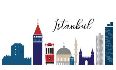 istanbul Symbols stock illustration clipart