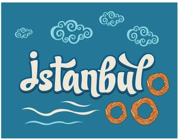 Istanbul Symboly Stock Ilustrace — Stockový vektor