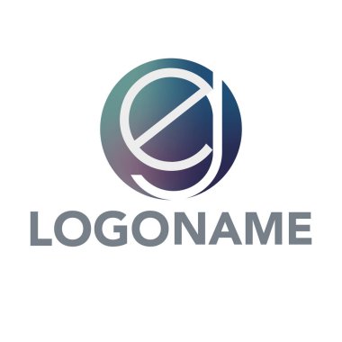 EG logo şablonu, hisse illüstrasyonu