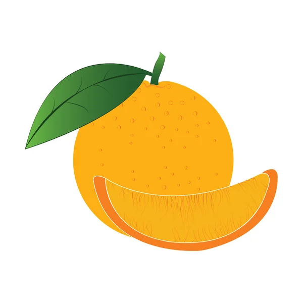 Naranja — Vector de stock