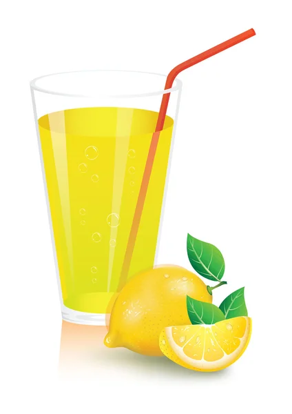 Lemon juice — Stock Vector