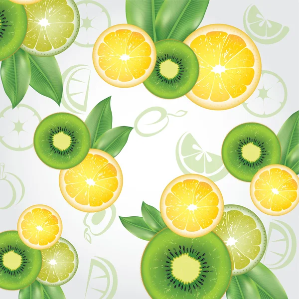 Fruits_background — Διανυσματικό Αρχείο