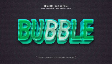 Baş döndürücü efektli kalın yeşil metin biçimi