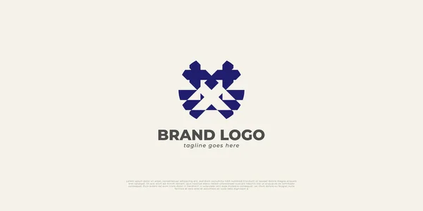 Design Del Logo Dell Uccello Con Forma Concetto Astratto Logo — Vettoriale Stock