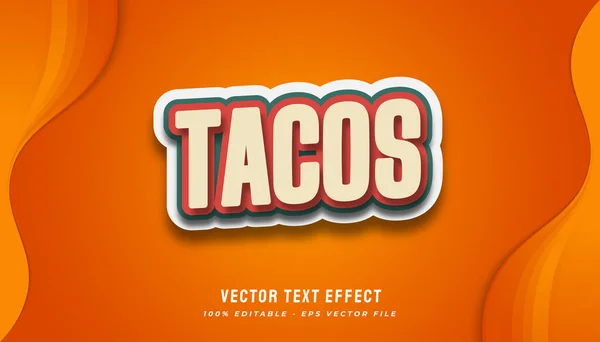 Antika Biçimli Tacos Metin Efekti