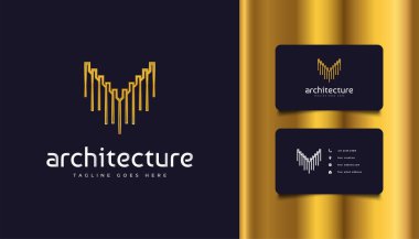 Basit ve Minimalist Konseptli Satır Stili Emlak Logosu. İnşaat, Emlak Geliştirme, Mimarlık ve İnşaat Logosu