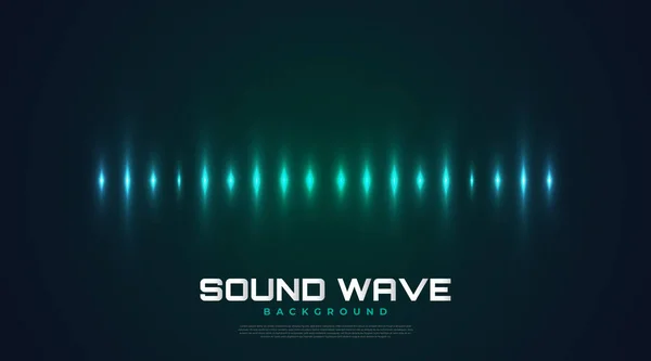 Spectrum Sound Background Zářivými Vlnami Equalizer Design Music Data Science — Stockový vektor