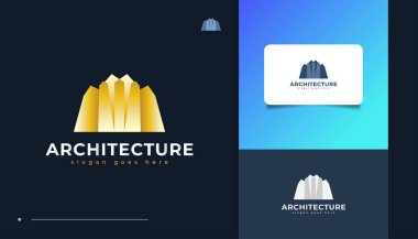 Lüks Altın Emlak Logosu Tasarımı. İnşaat, Mimarlık veya İnşaat Logosu Tasarımı