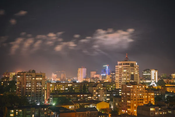 Night landscape of the city of Rostov-on-don Royalty Free Stock Images