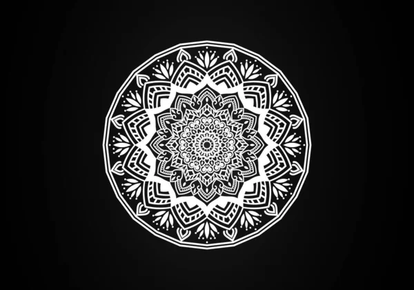 Elemento Design Mandala Può Essere Utilizzato Carte Inviti Banner Manifesti — Vettoriale Stock