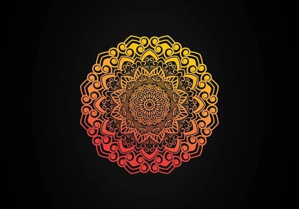 Elemento Diseño Mandala Puede Utilizar Para Tarjetas Invitaciones Pancartas Carteles — Vector de stock