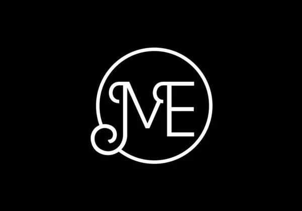 Modèle Vectoriel Conception Logo Lettre Monogramme Initial Lettre Logo Design — Image vectorielle