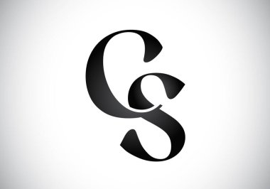 C S Başlangıç Harfi Logo tasarım vektör şablonu, Şirket İş Kimliği için Grafik Alfabe Sembolü