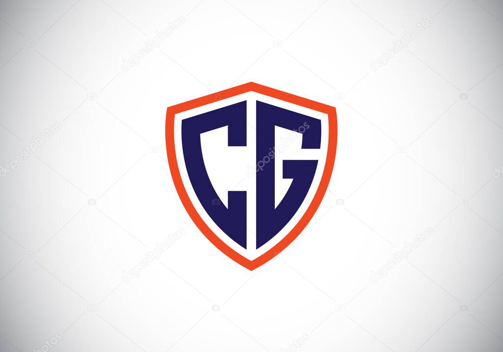Initial CG Letter Logo With Creative Modern Business Typography Vector Template. Creative Abstract  Monogram Letter CG