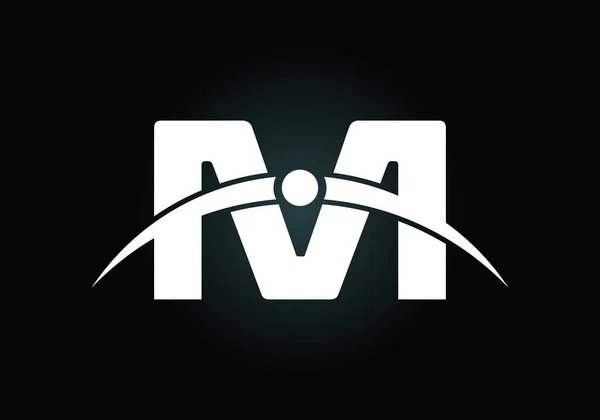 Logo Inicial Letra Con Tipografía Creativa Moderna Del Negocio Plantilla — Vector de stock
