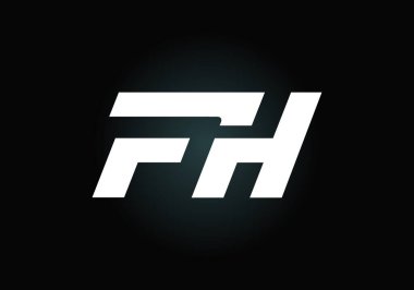 Yaratıcı modern iş tipografi vektör şablonlu F H harfi logosu. Yaratıcı Soyut Monogram F H Harfi