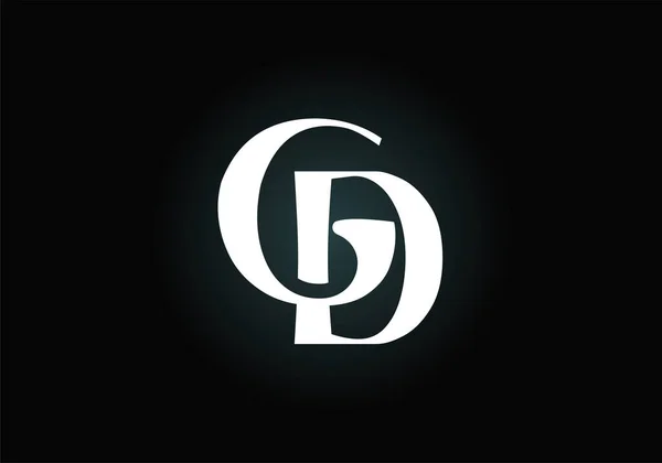 Первоначальный Логотип Letter Креативным Современным Векторным Шаблоном Бизнес Типографии Креативная — стоковый вектор