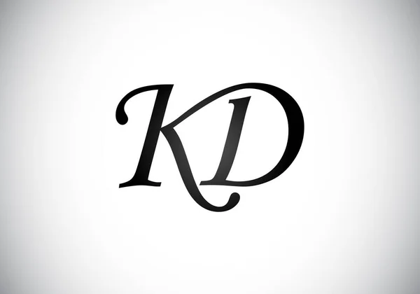 Logo Inicial Letra Con Tipografía Creativa Moderna Del Negocio Plantilla — Vector de stock