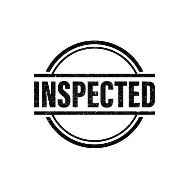 Kalite kontrol ve güvence için siyah denetlenmiş pul