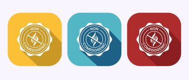 Ürün için geri dönüşümlü etiket kare simgesi