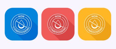 Codogenic olmayan uzun gölgeli düz simge