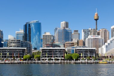 Darling Harbour Sydney şehir merkezine bitişik