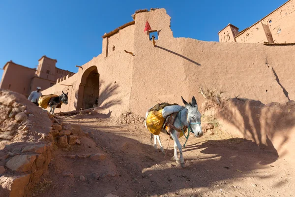 Ksar z Ait Ben Hadu, Maroko — Zdjęcie stockowe