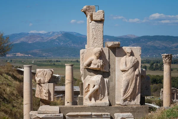 Dettaglio scultura in Efeso — Foto Stock