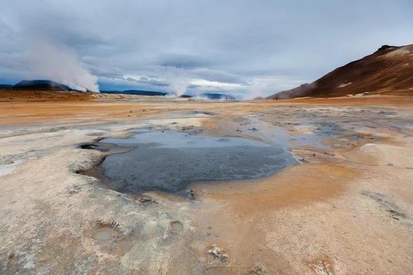 Geothermal area — Stock Photo, Image