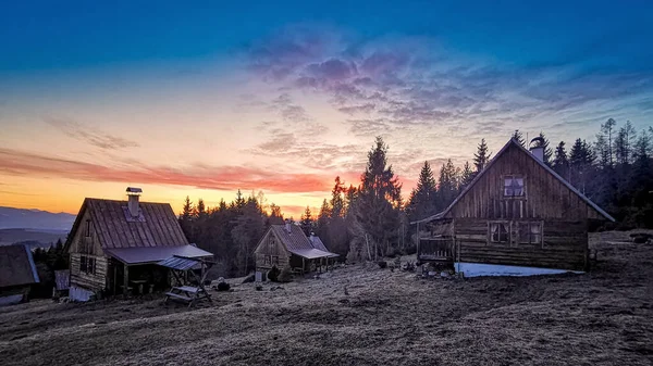 Cottage οικισμό για χαλάρωση και ξεκούραση στη Δυτική Tatras — Φωτογραφία Αρχείου