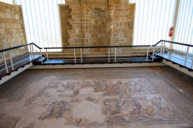 Kıbrıs 'taki Kato Arkeolojisi' ndeki Roma binalarının mozaik zeminleri