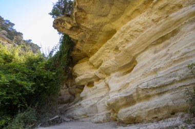 Kıbrıs 'ın Paphos ilindeki Toxeftras Körfezi yakınlarındaki Avakas Vadisi