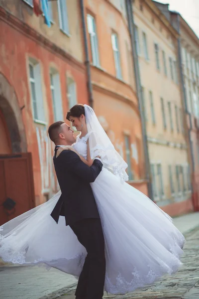 Hochzeit in lwow, lviv, lemberg, leopolis — Stockfoto