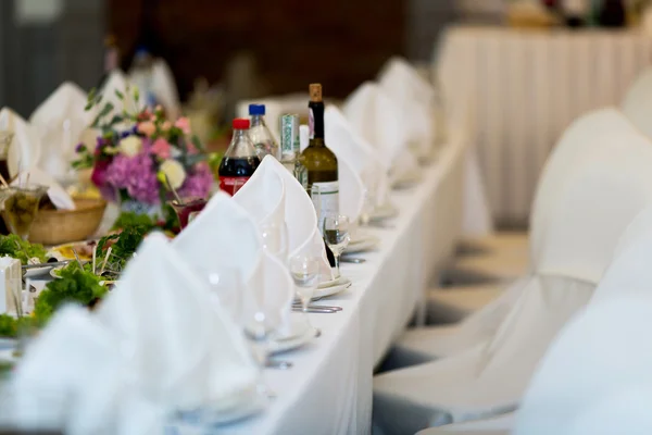 結婚式の良いテーブルの設定 — ストック写真
