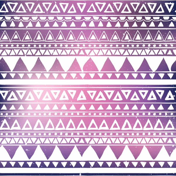 Aztec Tribal Seamless Pattern — Stock Vector