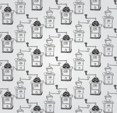 Vintage elle çizilmiş Seamless Modeli