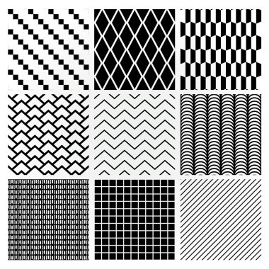 Geometrik tek renkli kesintisiz arka plan desenleri