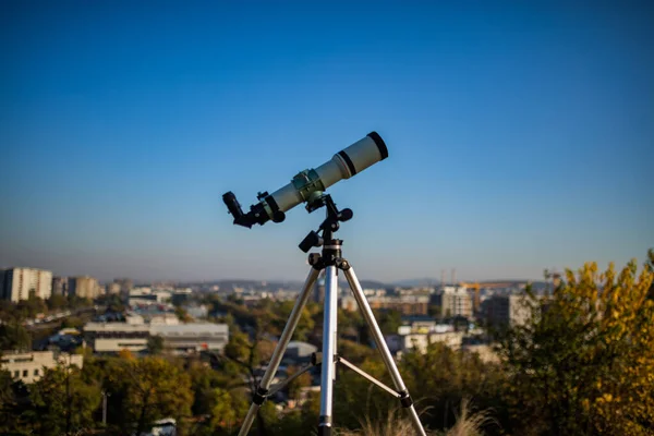 Teleskop Pro Pozorování Vesmíru Astronomie Astrologie — Stock fotografie