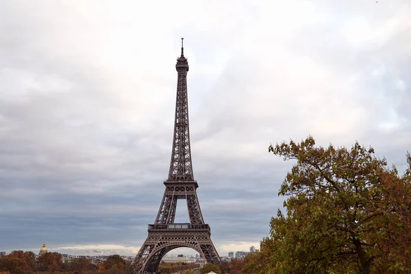 Wieża Eiffla Widziana Trocadero Paryż Francja — Zdjęcie stockowe