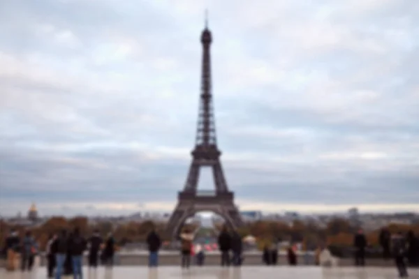 Eiffel Torony Trocadero Helyéről Párizs Franciaország — Stock Fotó