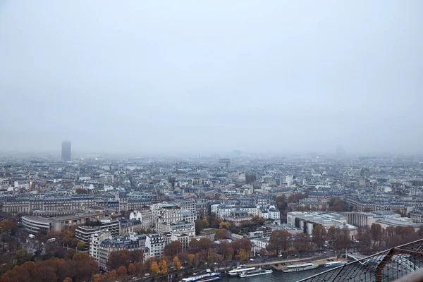 Vista Paris Panorâmica Torre Eiffel — Fotografia de Stock