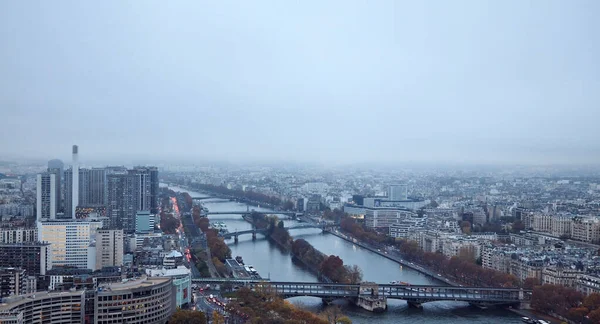 Vista Paris Panorâmica Torre Eiffel — Fotografia de Stock
