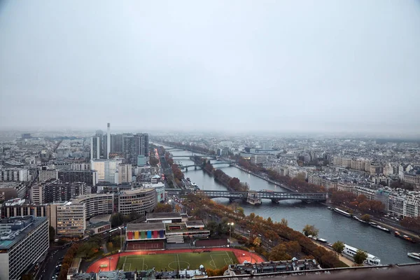 Vista París Desde Torre Eiffel —  Fotos de Stock