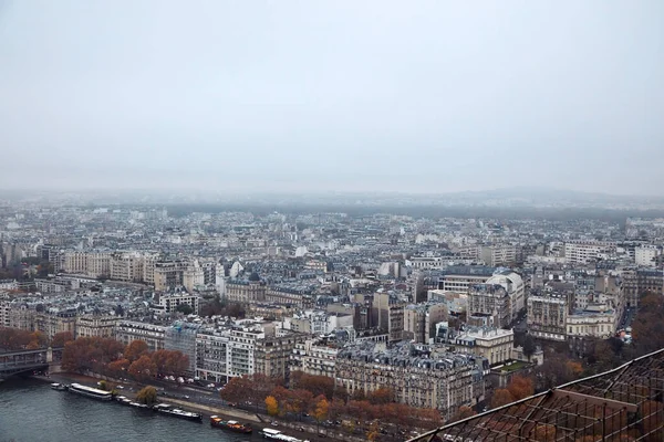 Вид Паризьку Панораму Ейфелевої Вежі — стокове фото