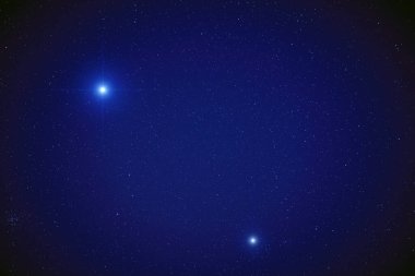 Samanyolu yıldızları ve yıldızlı gökyüzü uzun süre fotoğraflandı. 