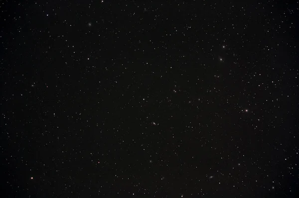 Vía Láctea Estrellas Cúmulos Galaxias Fotografiadas Con Larga Exposición Través — Foto de Stock