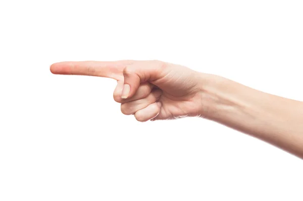 Pointing hand — Stock Photo, Image